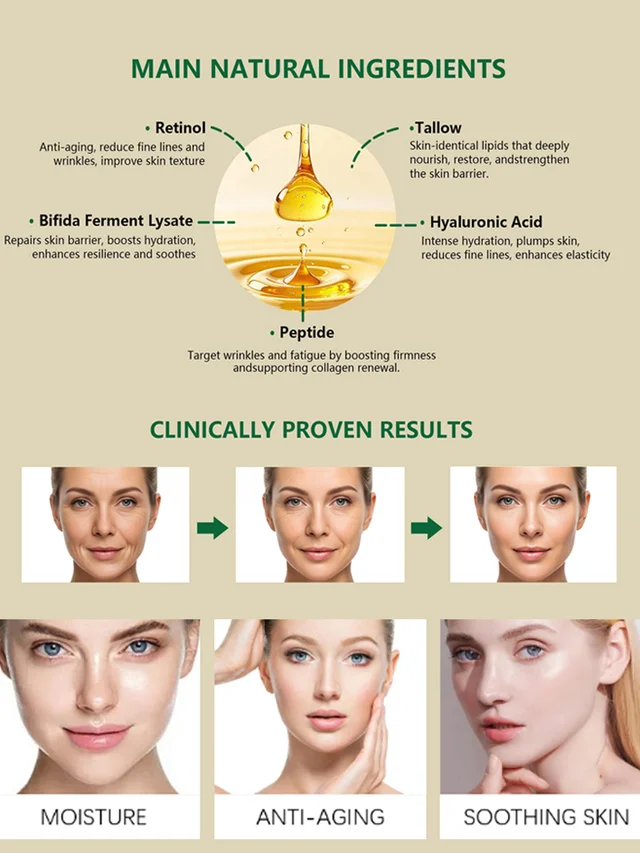【10 Years Younger】Tallow Facial Anti-Wrinkle Moisturizing and Skin Softening Serum