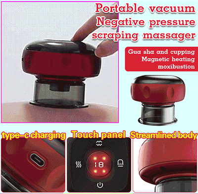 SL-Portable Vacuum Negative Pressure Scraping Cupping Massager