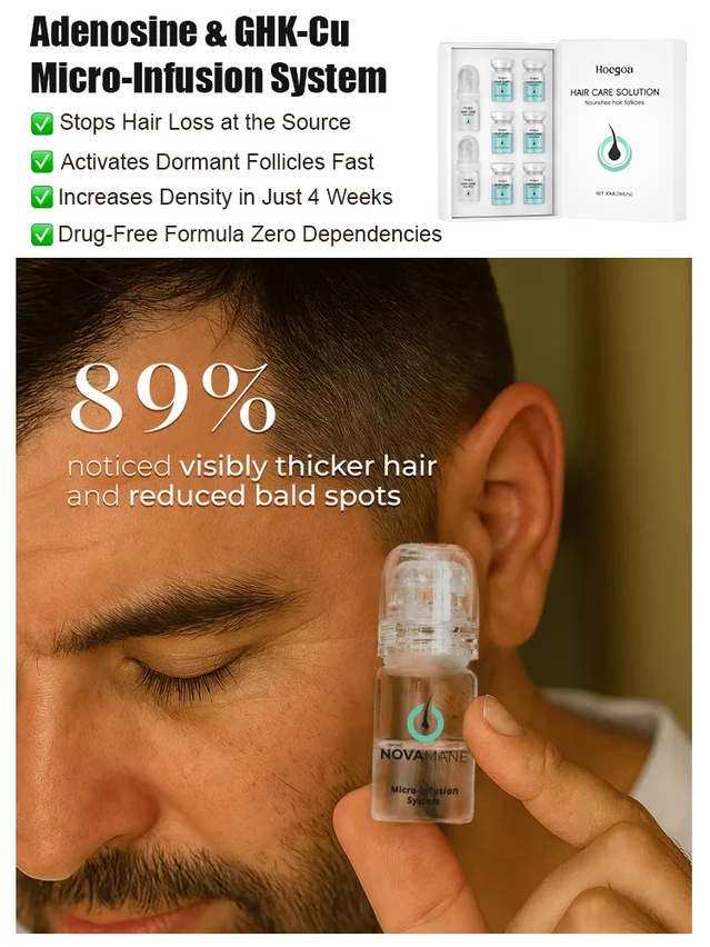 Reverse Hair Loss Roller Essence Set