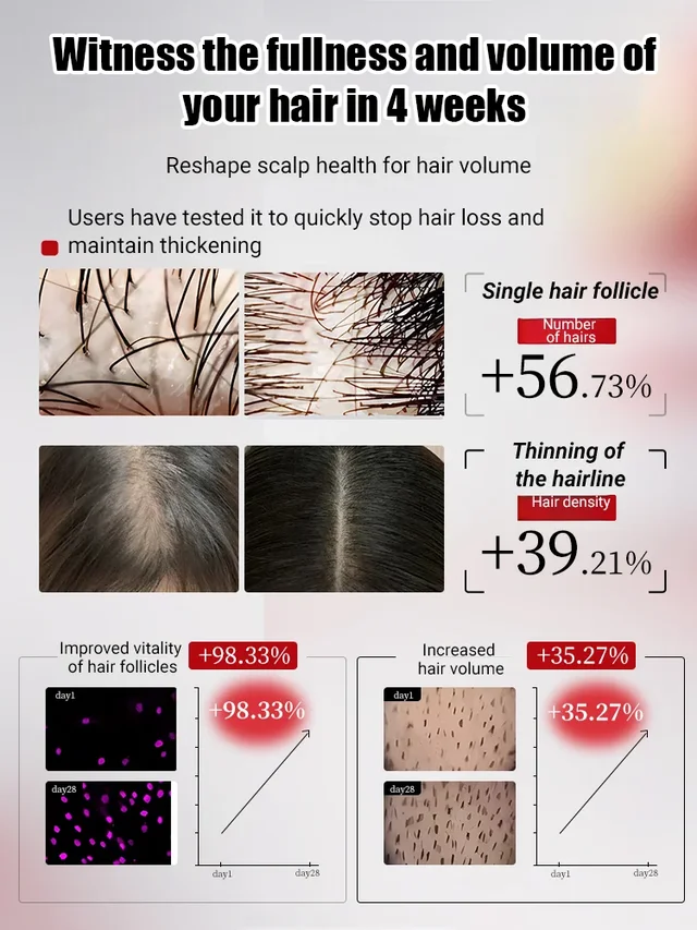 Reverse Hair Loss Roller Essence Set