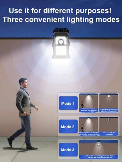 Smart sensor solar clip light