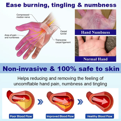 Cooling nerve pain relief spray