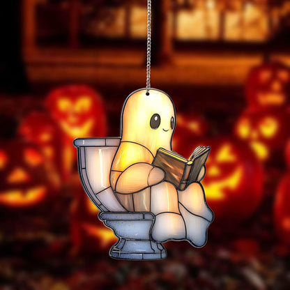 Glowy Ghost – Cute Halloween Suncatcher