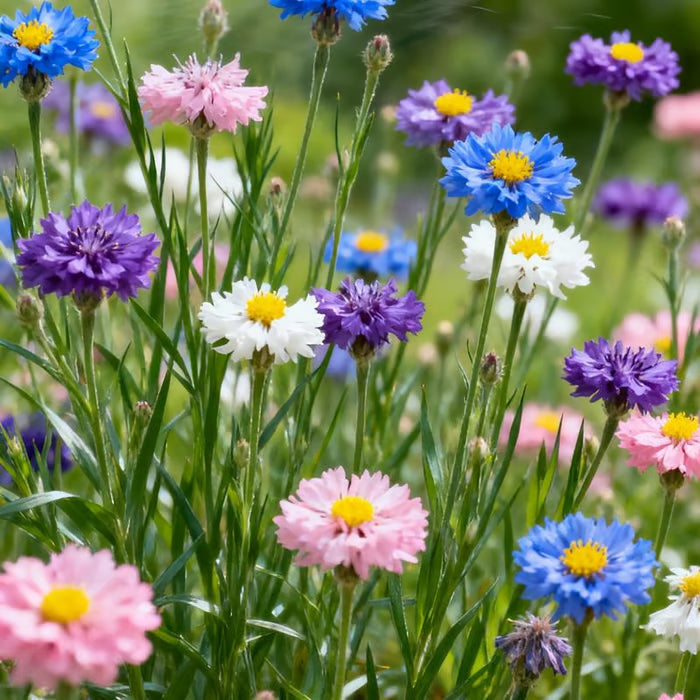 🏆100K+ SOLD! 🌱Premium Cornflower Seeds – The "Unstoppable" Wildflower That Grows Anywhere