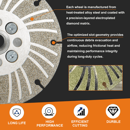 🔥Angle Grinding Wheel - Electroplated Diamond - 4 1/2" /5"/6" PLUS+