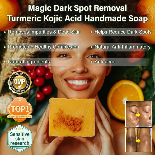 [Magic Spot Removal]Turmeric Kojic Acid De-darkening Handmade Soap