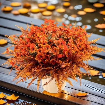 🔥🎃Halloween Discount🎃Realistic Fall Fake Flowers  UV Resistant