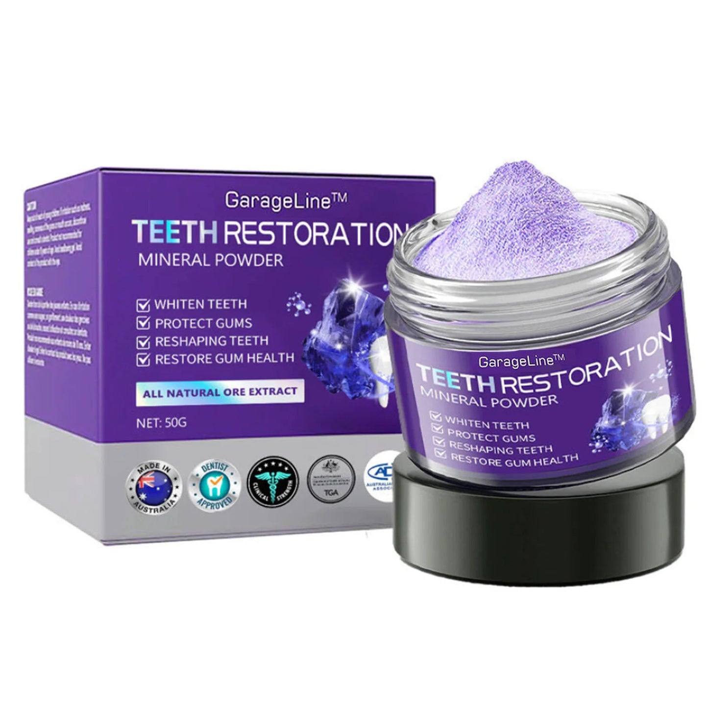 GarageLine® Teeth Restoration Mineral Powder