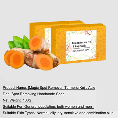 [Magic Spot Removal]Turmeric Kojic Acid De-darkening Handmade Soap