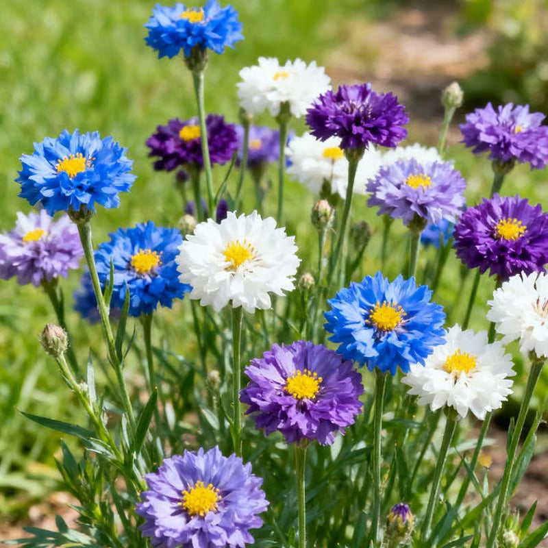 🏆100K+ SOLD! 🌱Premium Cornflower Seeds – The "Unstoppable" Wildflower That Grows Anywhere