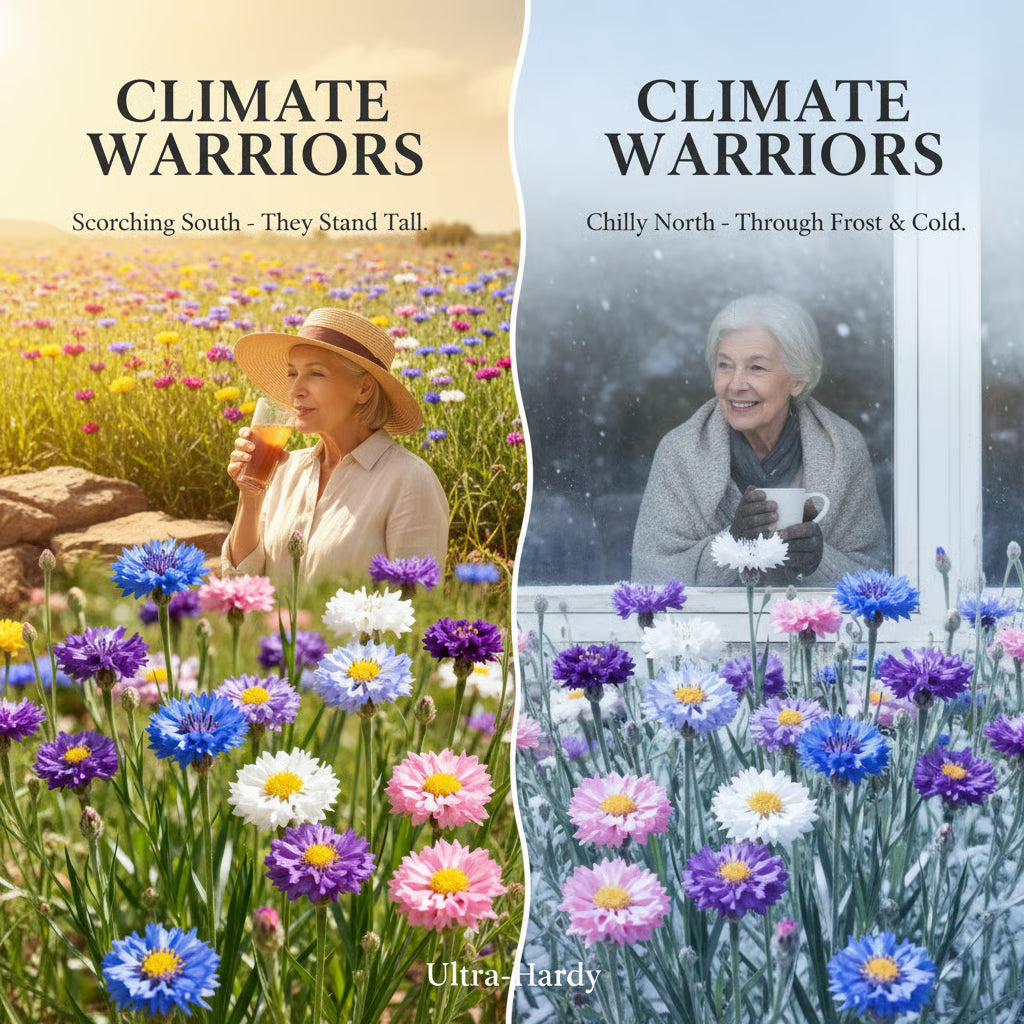 🏆100K+ SOLD! 🌱Premium Cornflower Seeds – The "Unstoppable" Wildflower That Grows Anywhere