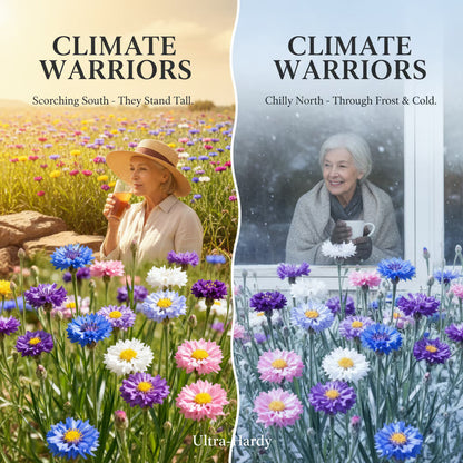 🏆100K+ SOLD! 🌱Premium Cornflower Seeds – The "Unstoppable" Wildflower That Grows Anywhere