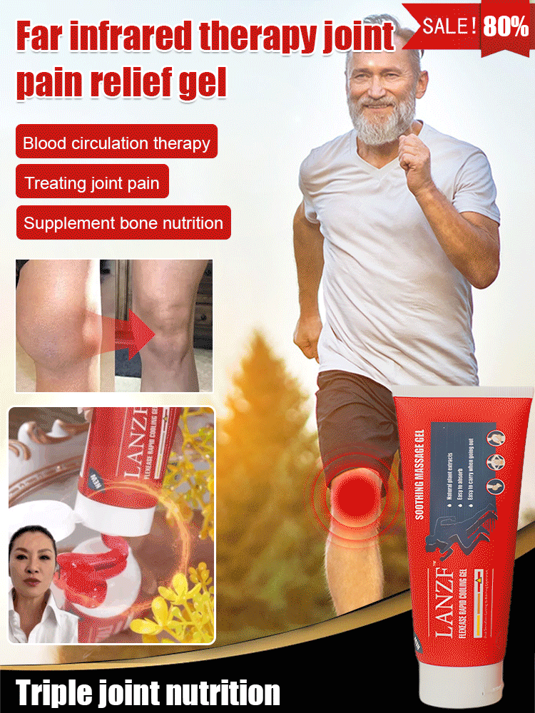 【Far infrared joint pain relief gel】Fast-acting comfort for aching joints, so you can get back to what you love!