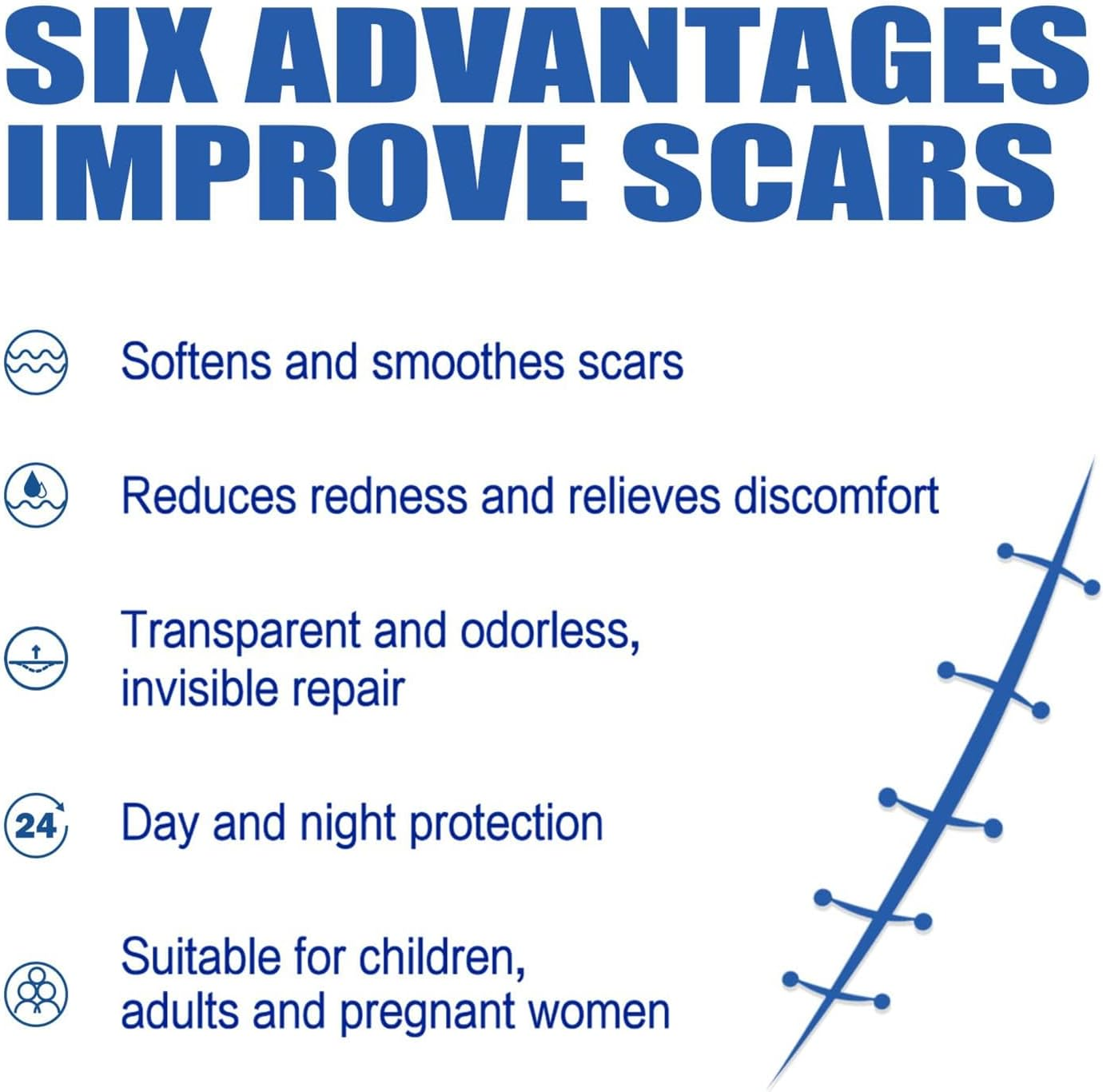 Scar Repair Cream for Men and Women, fade scars and tighten skin in one step