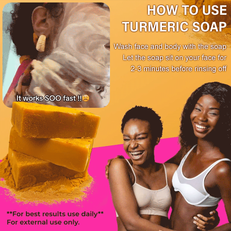 [Magic Spot Removal]Turmeric Kojic Acid De-darkening Handmade Soap