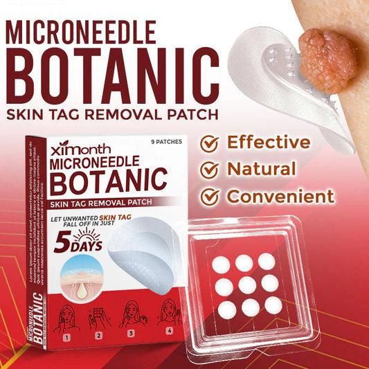 👨‍⚕️Ximonth MicroNeedle Botanic skin Tag Removal Patch Aligned with NHS Skincare Guidance