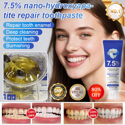 7.5% Nano-Hydroxyapatite Restorative Toothpaste