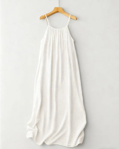 💃LAST DAY SAEL 49% OFF!!✨Women's Solid Color Backless Cami Dress💕