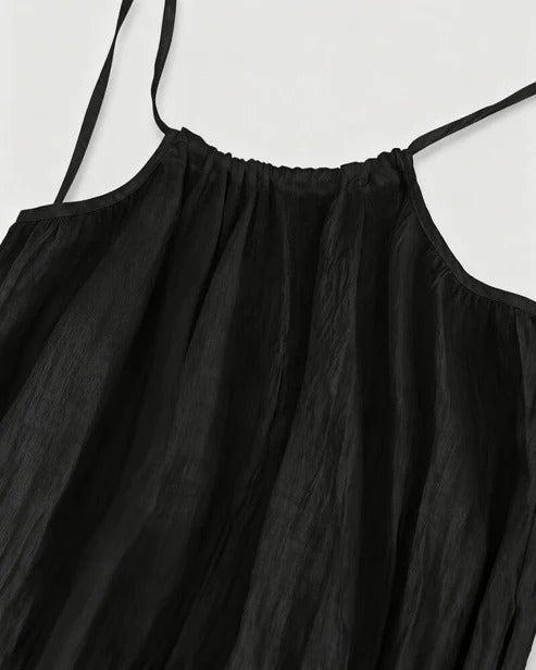 💃LAST DAY SAEL 49% OFF!!✨Women's Solid Color Backless Cami Dress💕